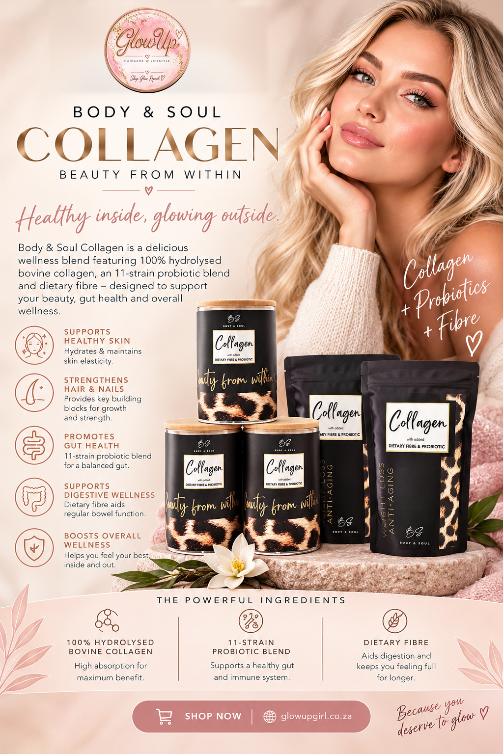 Body & Soul Collagen Hot Chocolate