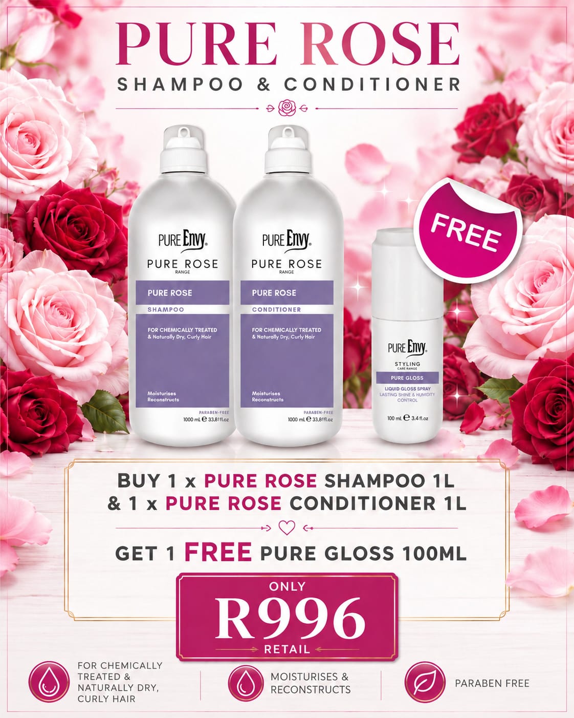 Pure Envy Pure Rose Range