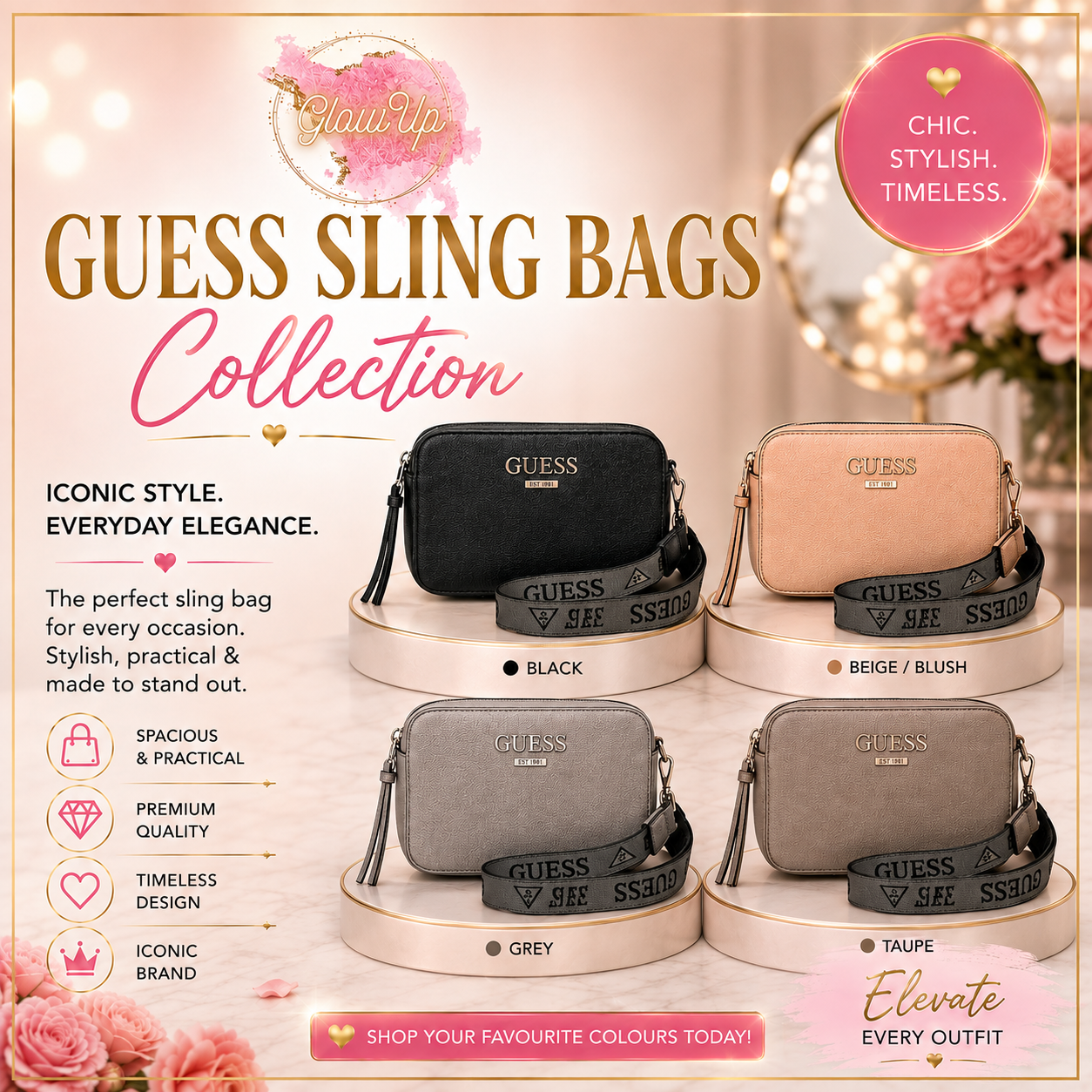 Guess Sling Bag (Dupe)