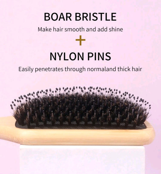 Boar Bristle Hair Brush