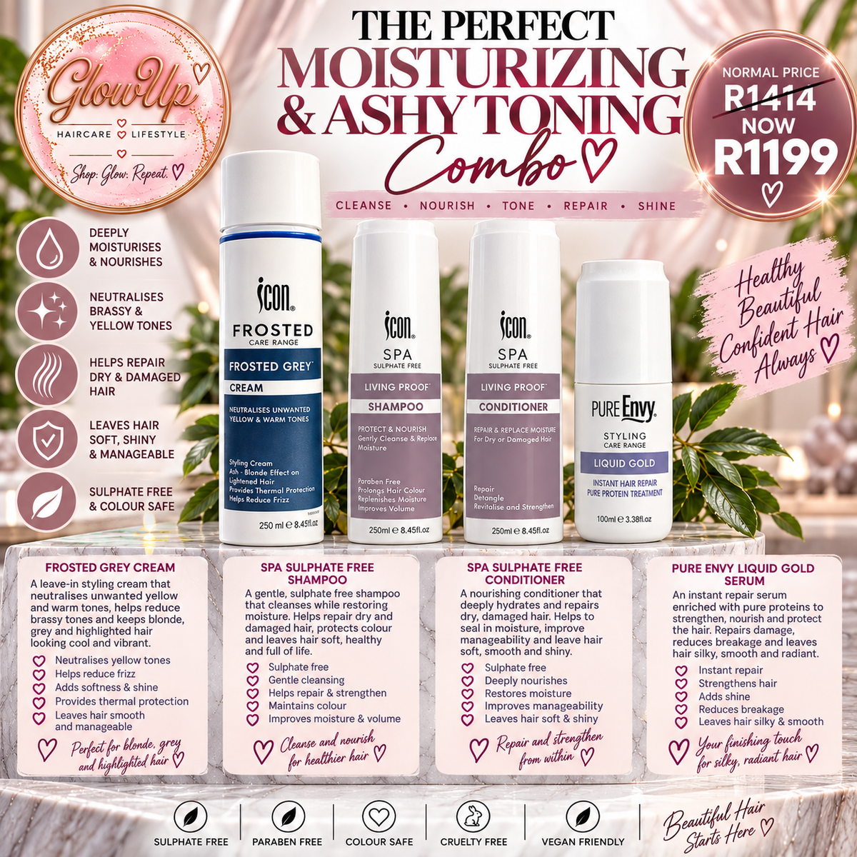 Frosted Grey, Moisturizing Combo Deal
