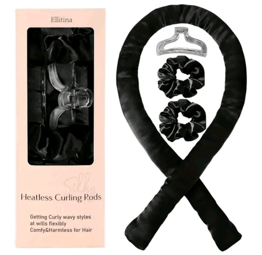Silky Heatless Curls Set