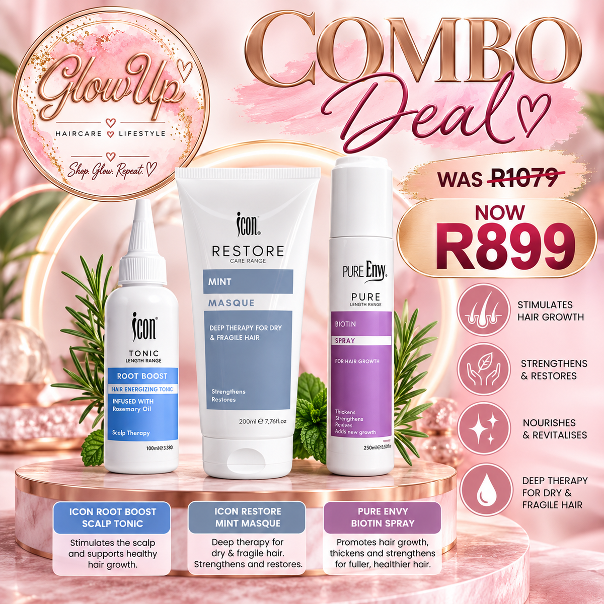 Icon Hair Growth and Scalp Care Combo