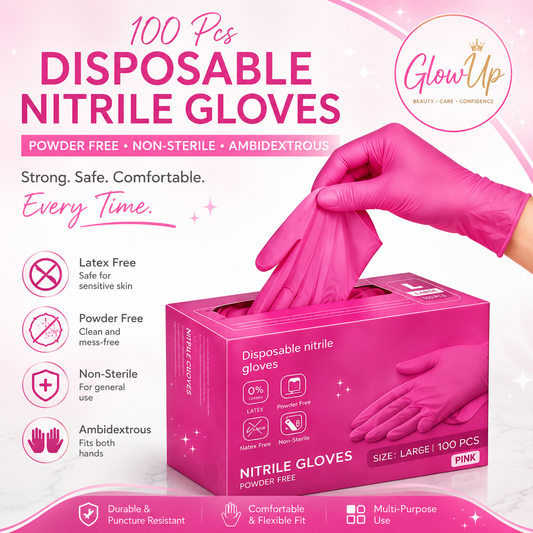 Powder free Nitrile Gloves (100piece)