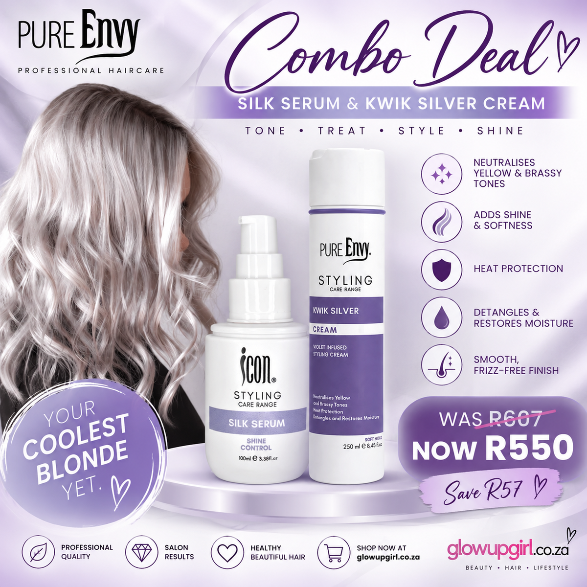 Pure Envy Kwik Silver Range