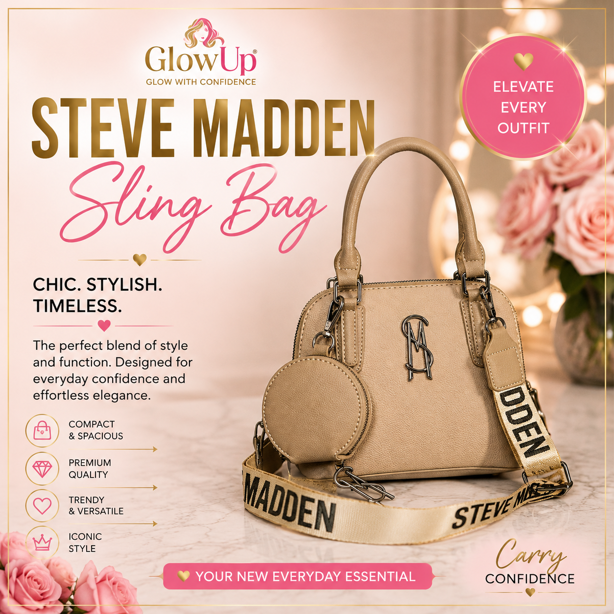 Steve Madden Sling Bag (Dupe)