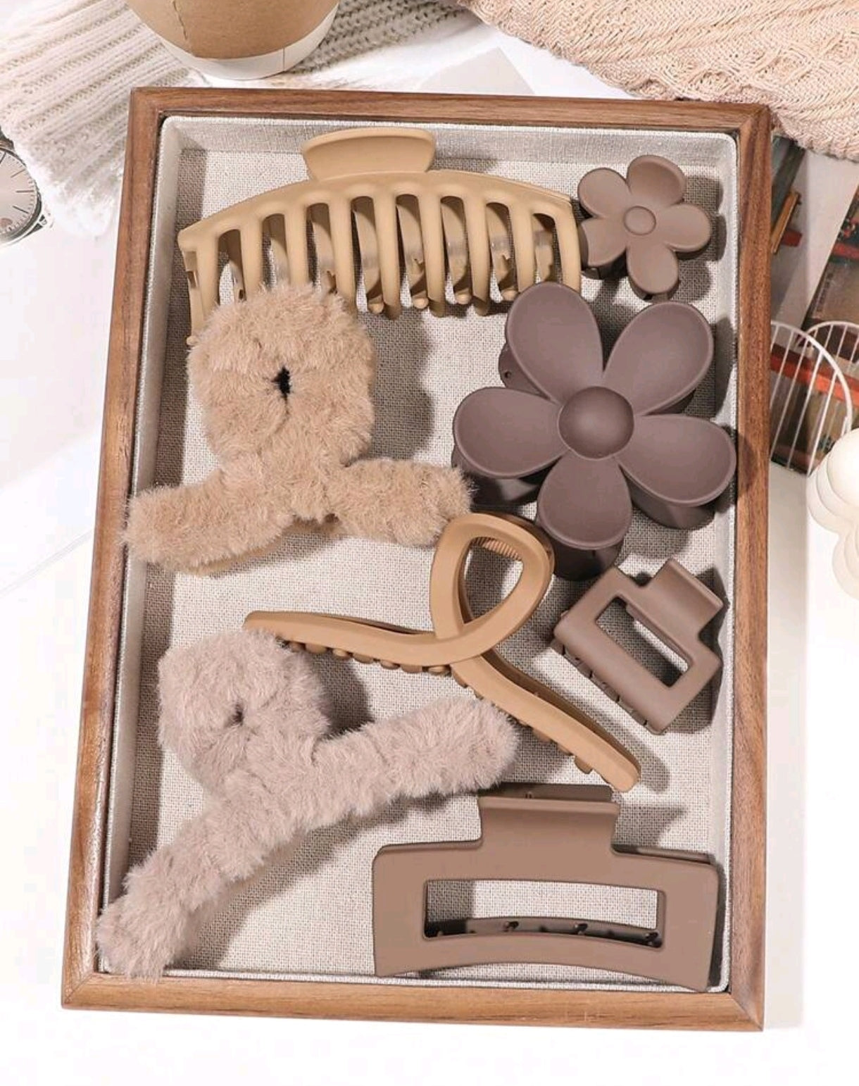 Cute 8-Piece Claw Clip Sets