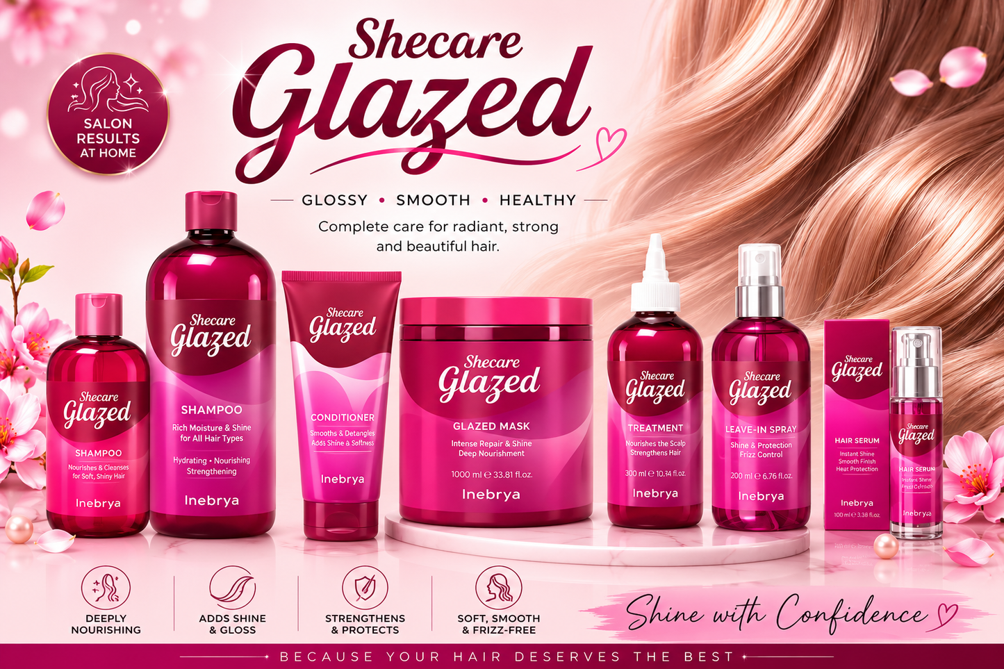 Shecare Glazed Range