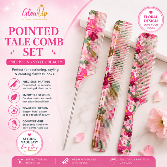 Floral Comb Set