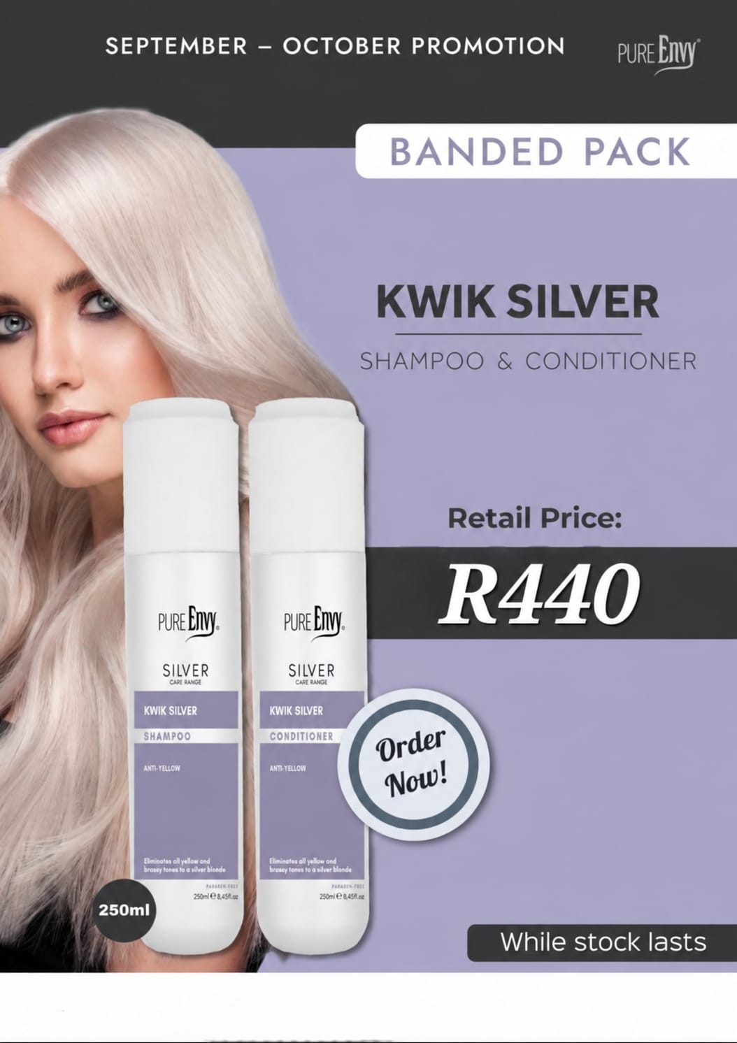 Pure Envy Kwik Silver Range