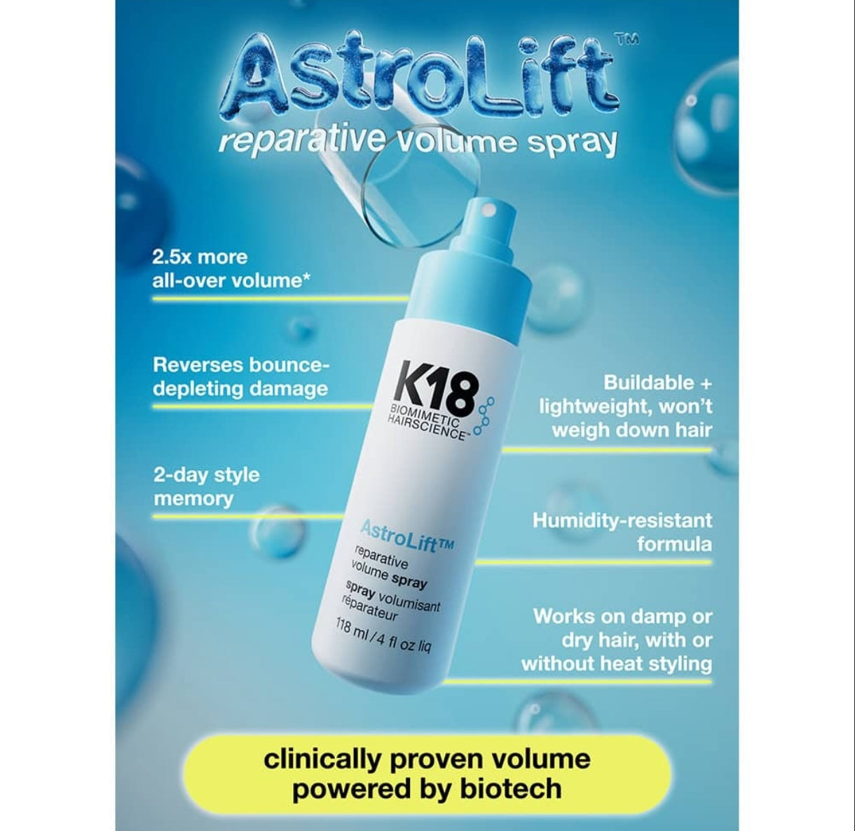 K18 AstroLift - Reparative Volume Spray