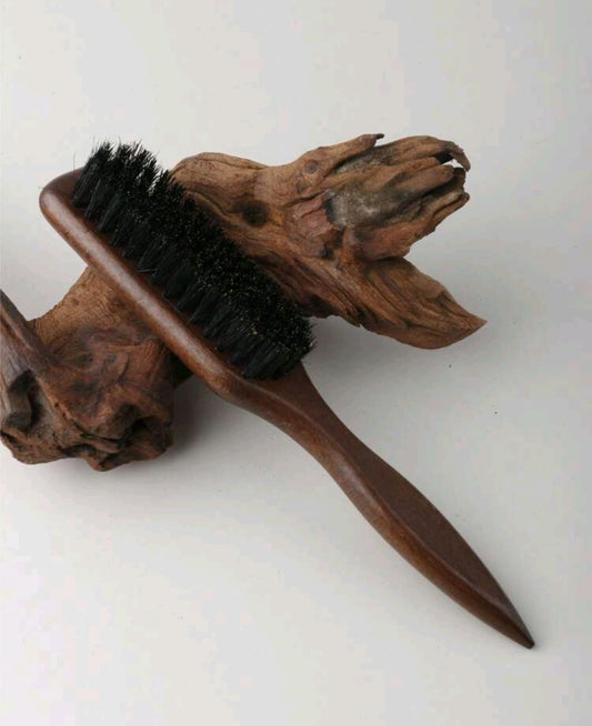 Wooden Pointy Tale Bristle Styling Brush