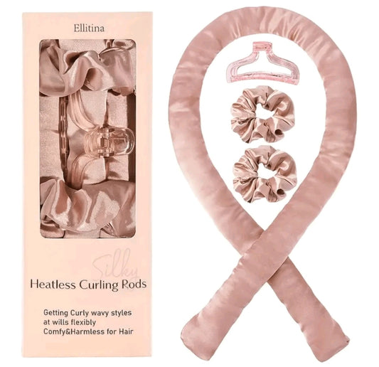 Silky Heatless Curls Set