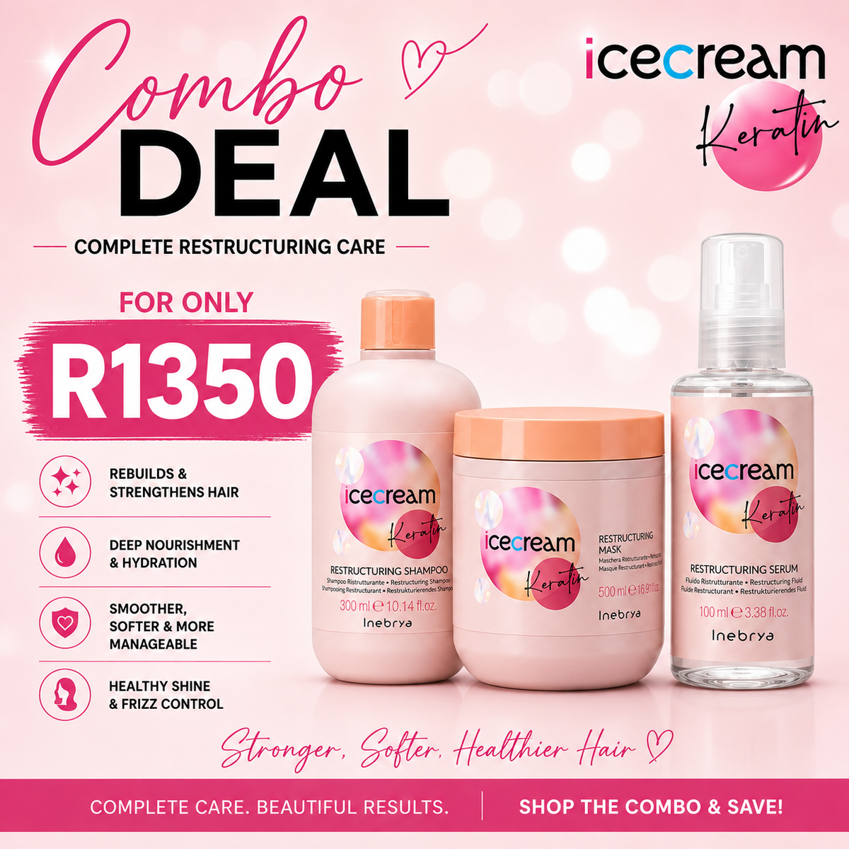Keratin Ice Cream Range