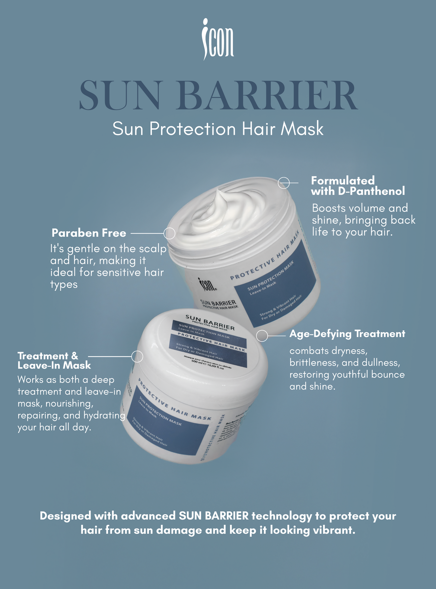 Icon Sun Barrier Mask 500ml