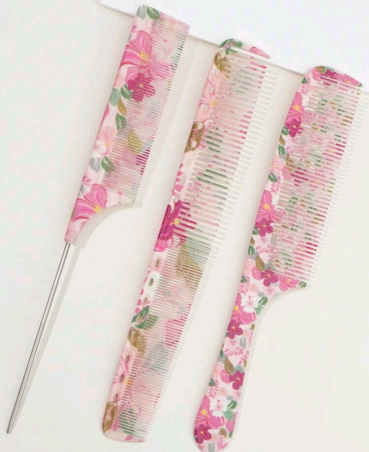 Floral Comb Set