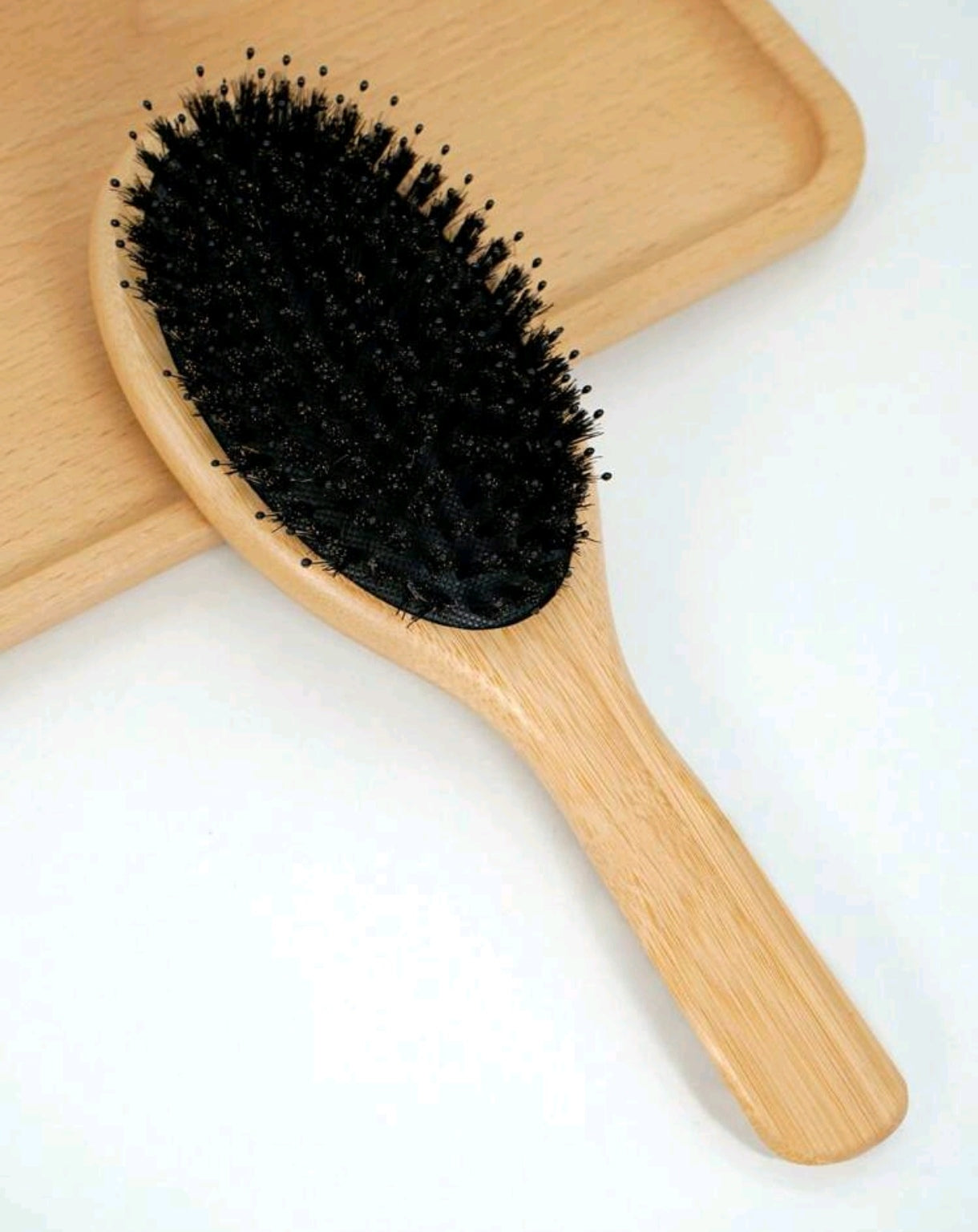 Oval Shape Boar Bristle Brush