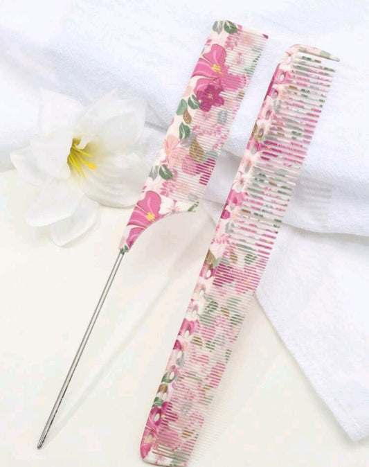 Floral Comb Set