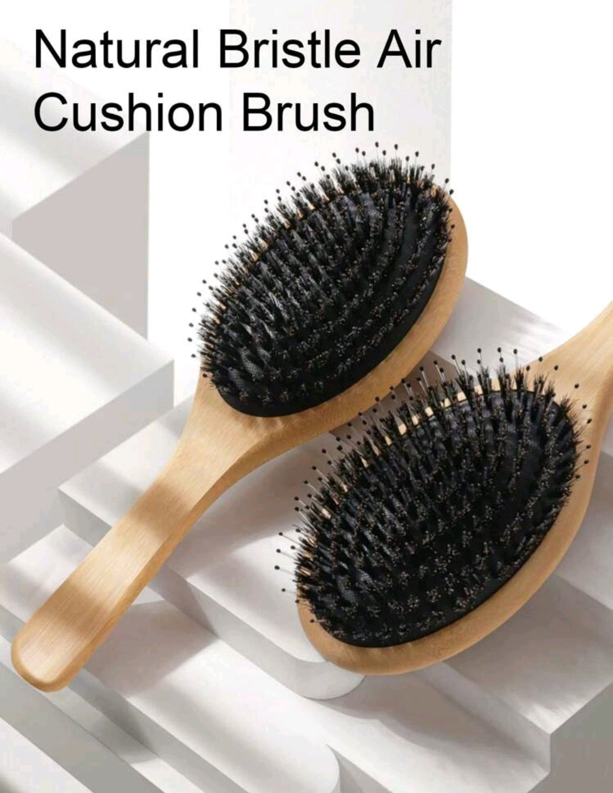 Oval Shape Boar Bristle Brush